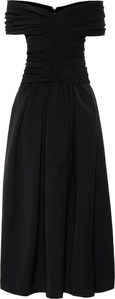 Preen Ellie stretch satin midi dress