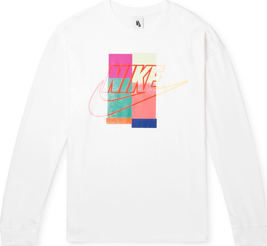 Nike + atmos Logo-Print Cotton-Jersey T-Shirt