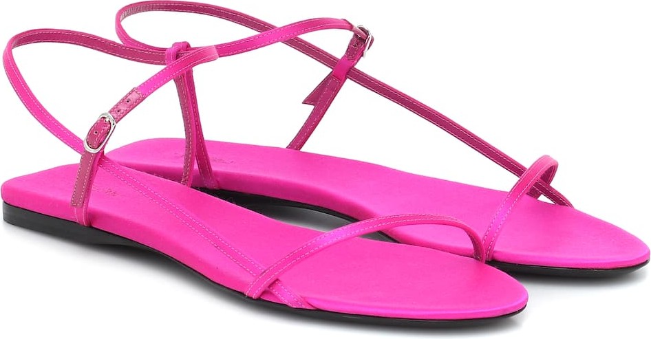 THE ROW Bare satin sandals