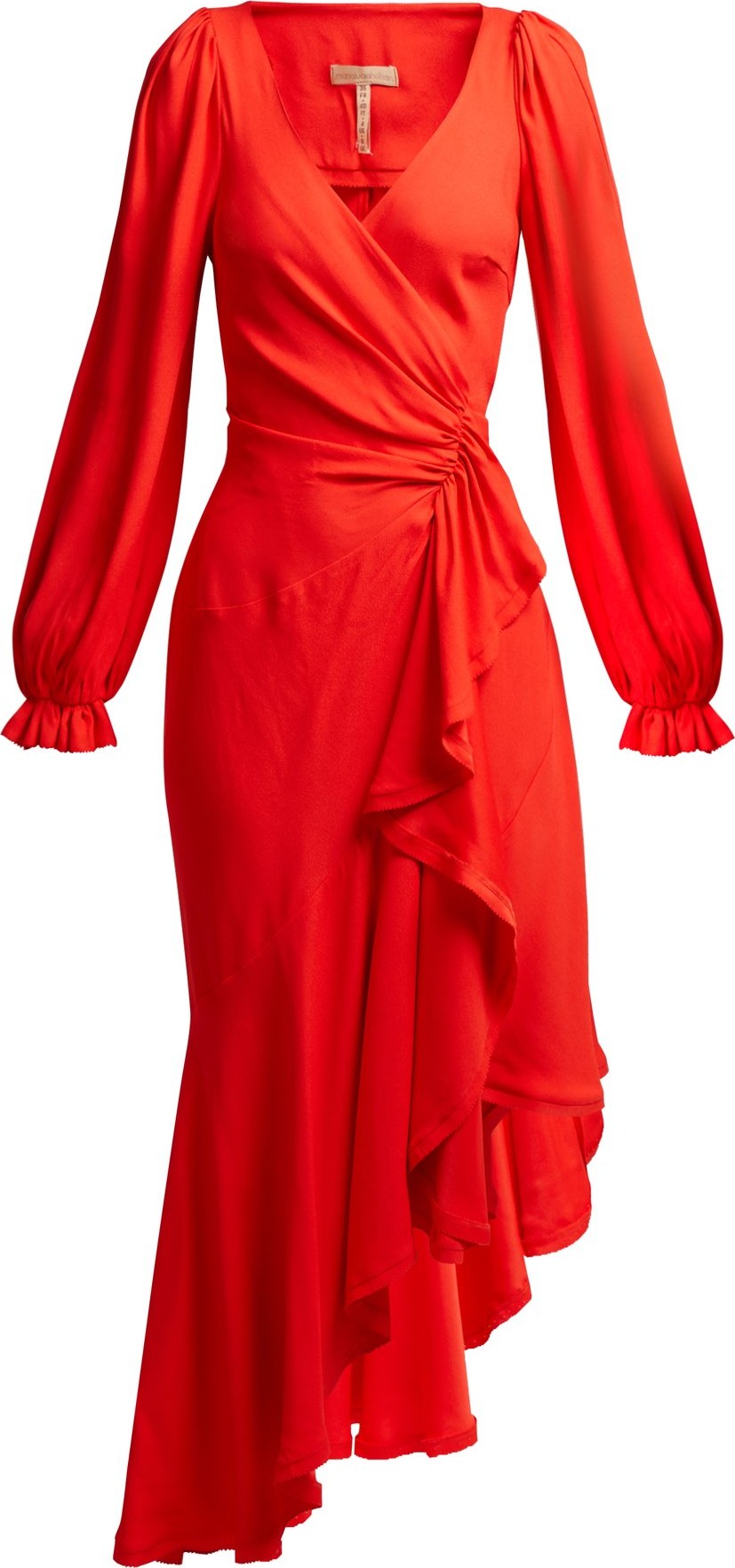 MARIA LUCIA HOHAN Eliana asymmetric crepe wrap dress