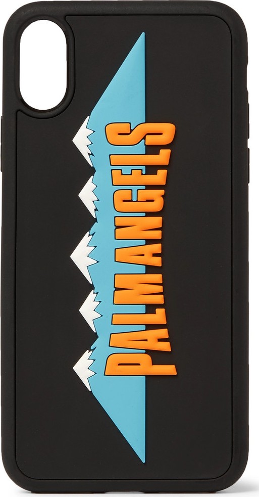 Palm Angels Logo-Detailed Rubber iPhone X Case