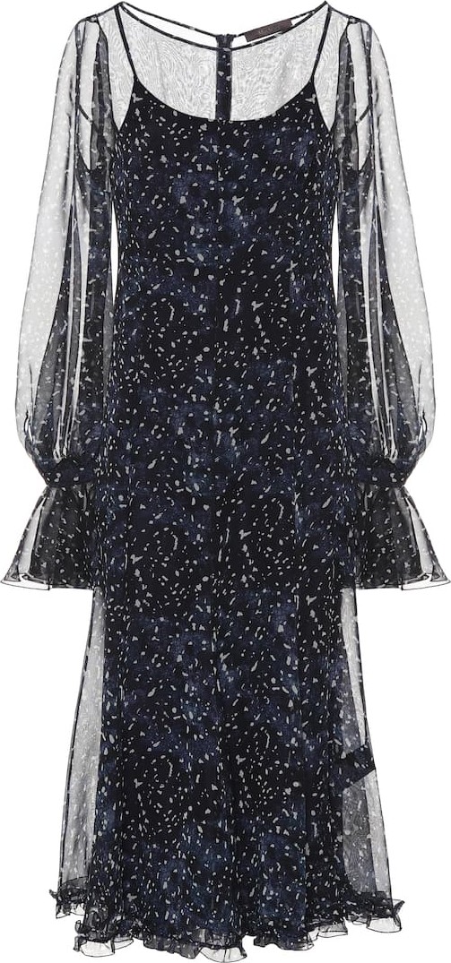 Max Mara Pavia silk chiffon dress