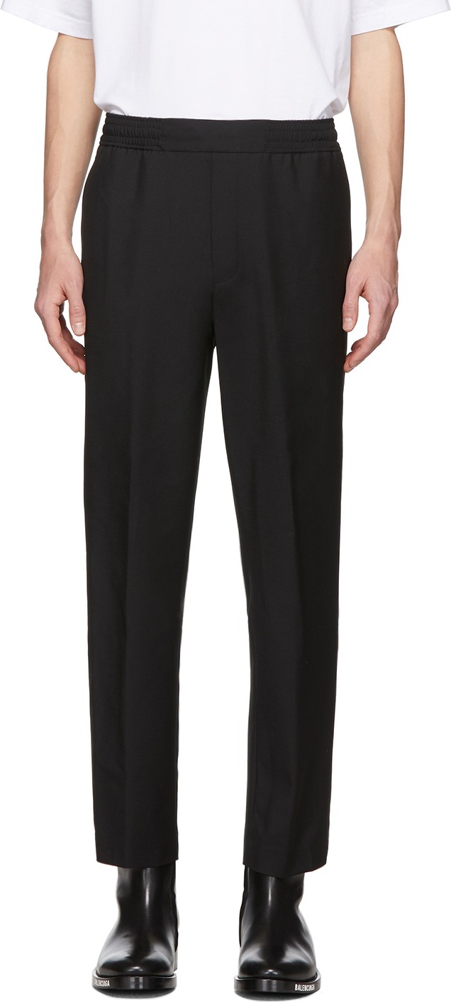 Acne Studios Black Pismo Trousers