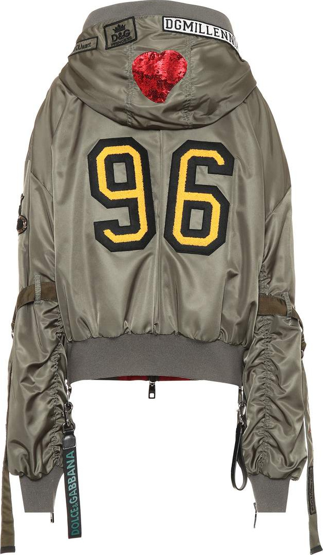 Dolce & Gabbana Bomber jacket with appliqué
