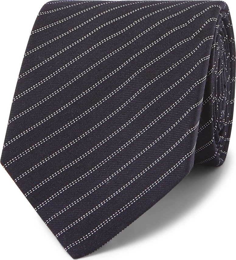 Berluti 6.5cm Striped Wool and Silk-Blend Tie
