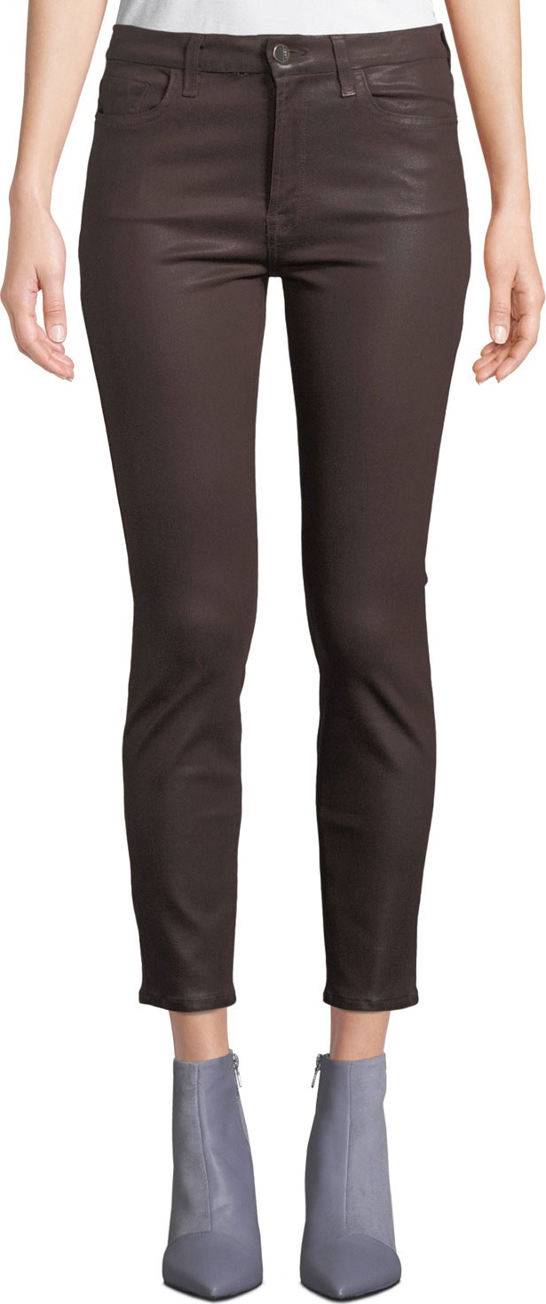 Jen7 The Ankle Coated Skinny Jeans