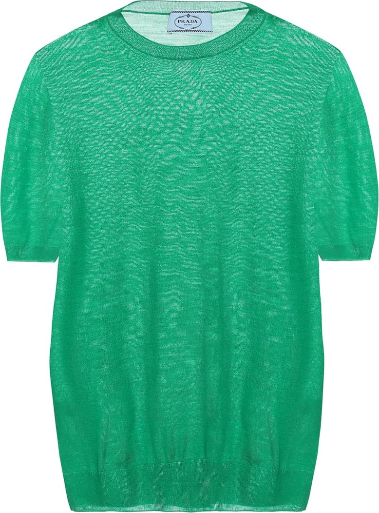 Prada Worsted virgin wool T-shirt