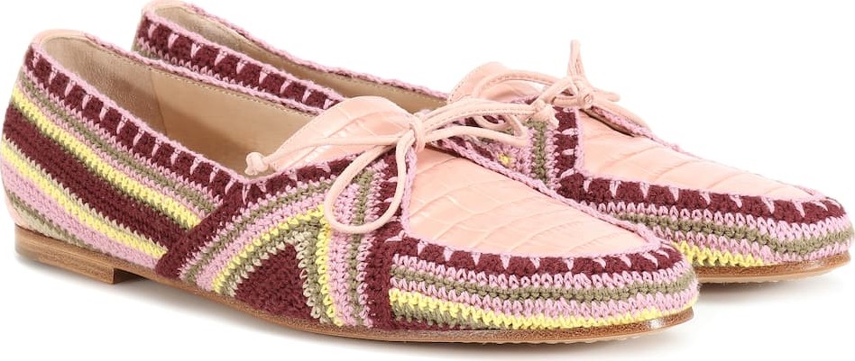 Gabriela Hearst Hays crocheted loafers