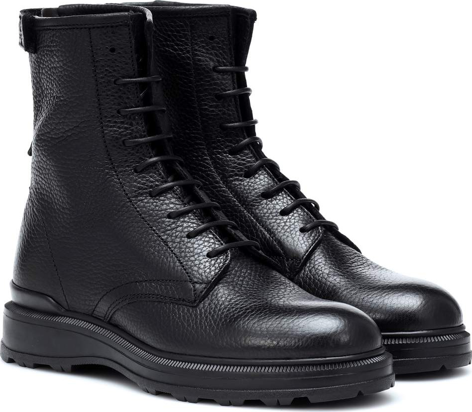 Woolrich Leather lace-up boots