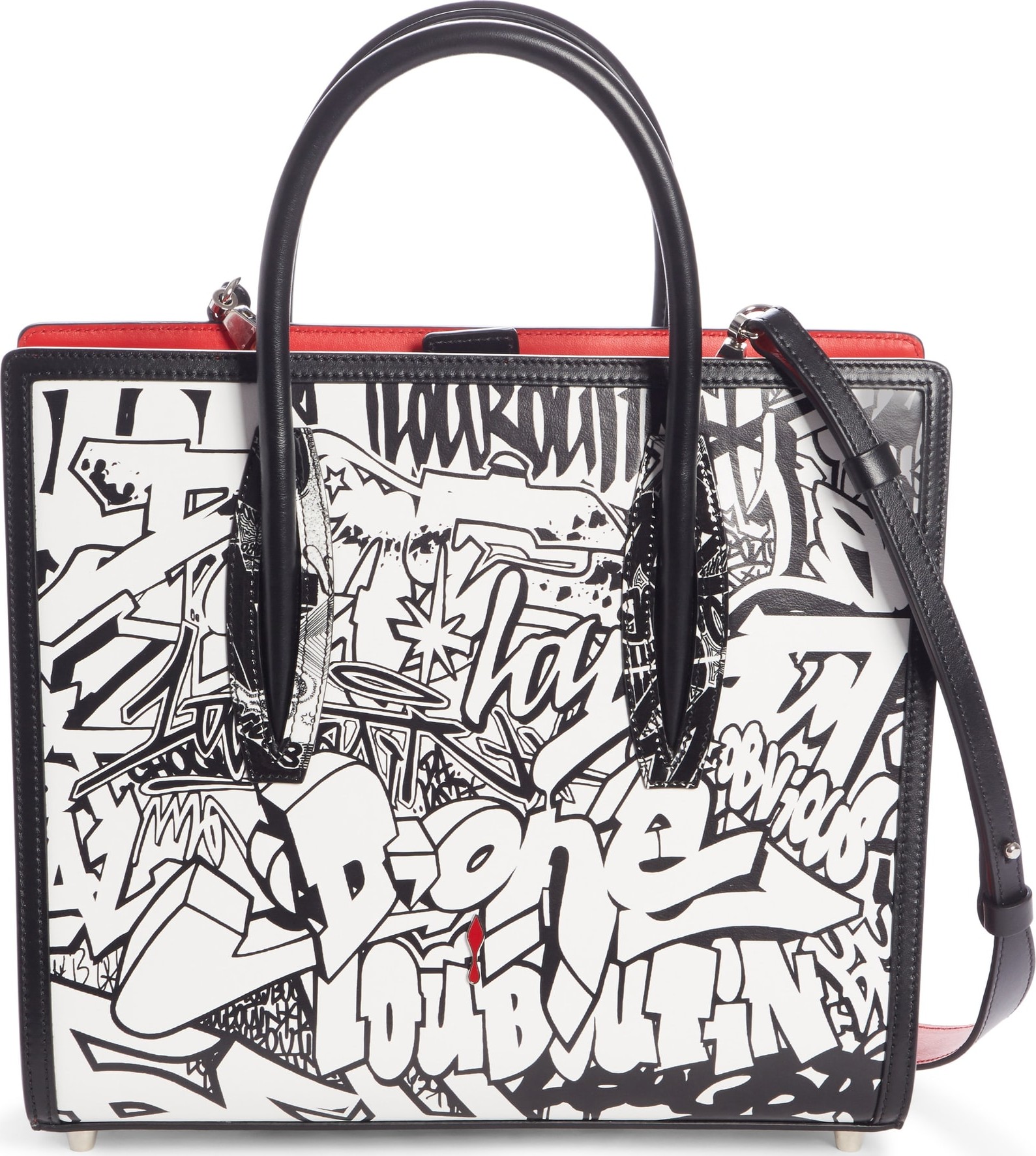 Christian Louboutin Medium Paloma Paris Leather Tote