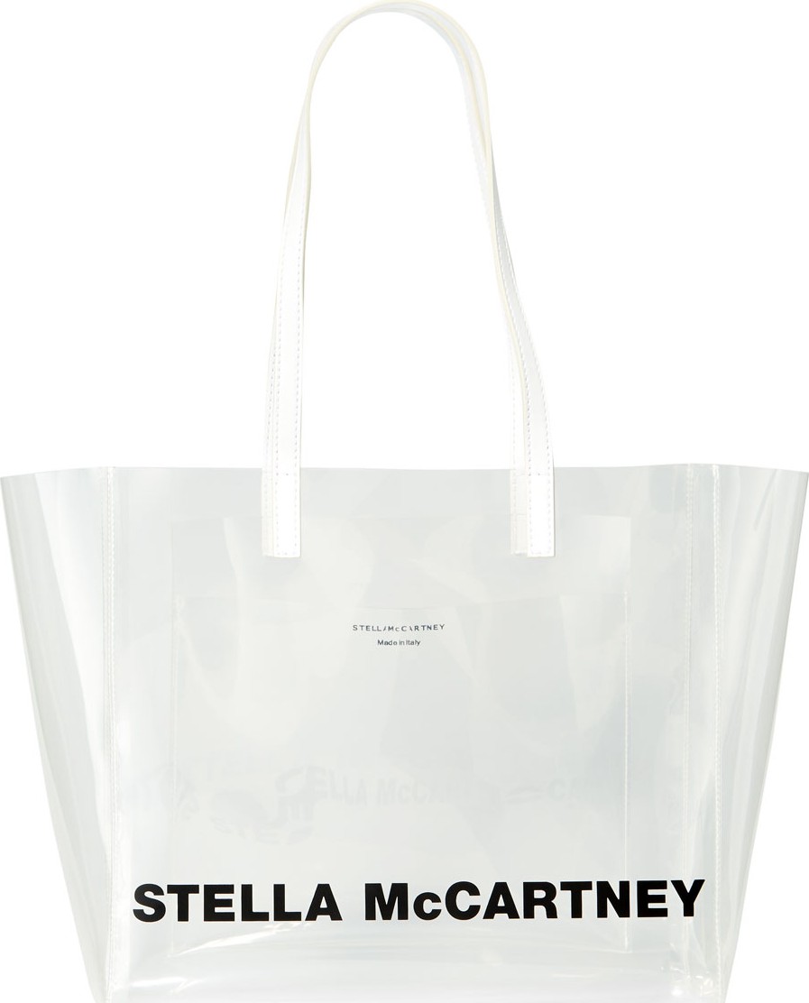 Stella McCartney Clear Logo Tote Bag