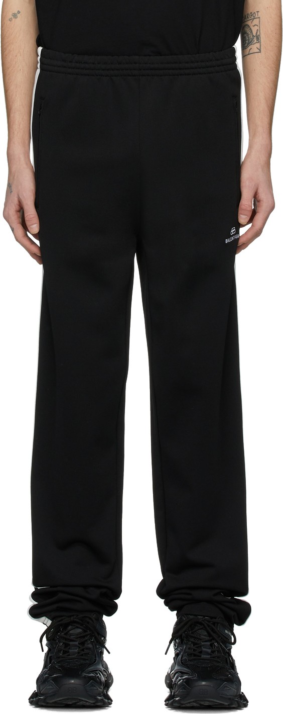 Balenciaga Black & White BB Lounge Pants Balenciaga Black & White BB Lounge Pants