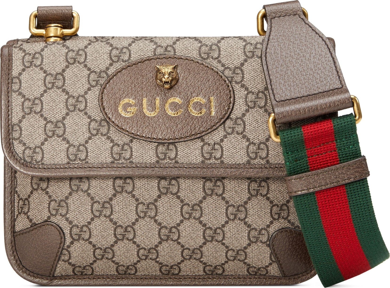 Gucci Small GG Supreme Canvas Messenger Bag