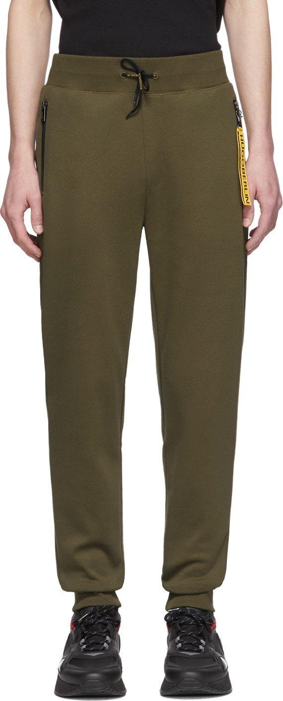 HUGO Khaki Jersey Deasty Lounge Pants
