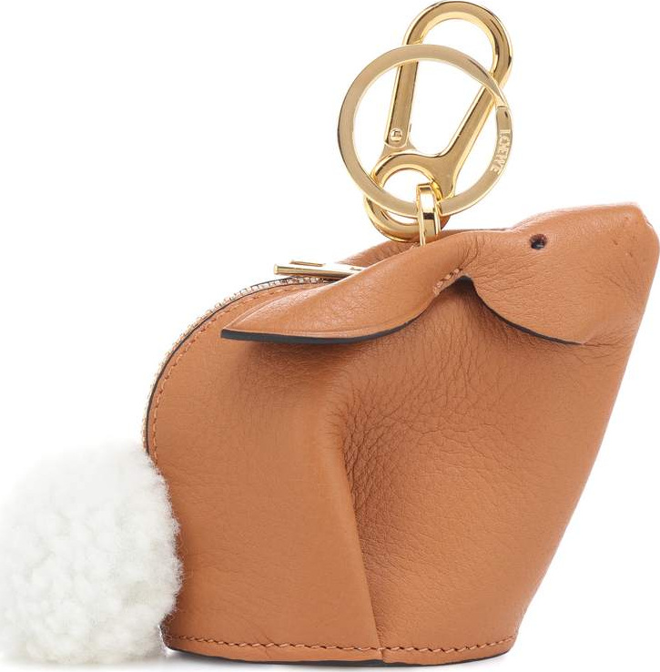 LOEWE Bunny leather pouch