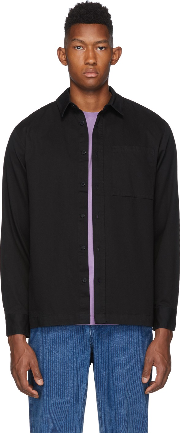 Han Kjobenhavn Black Boxy Logo Shirt