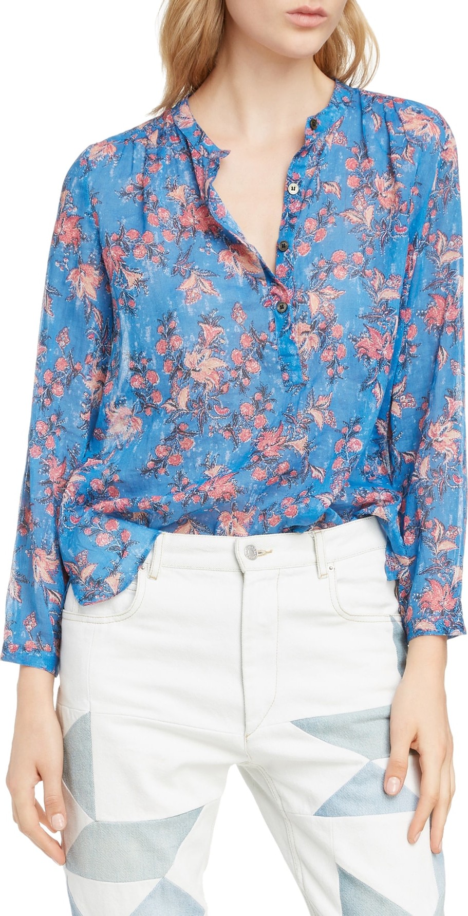 Isabel Marant Etoile Isabel Marant Étoile Maria Print Cotton Top