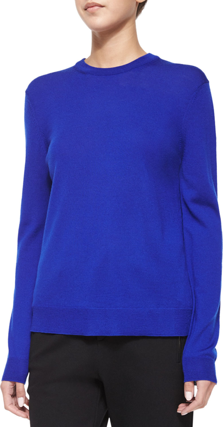 McQ - Alexander McQueen Crewneck Sweater Top W/ Printed Back