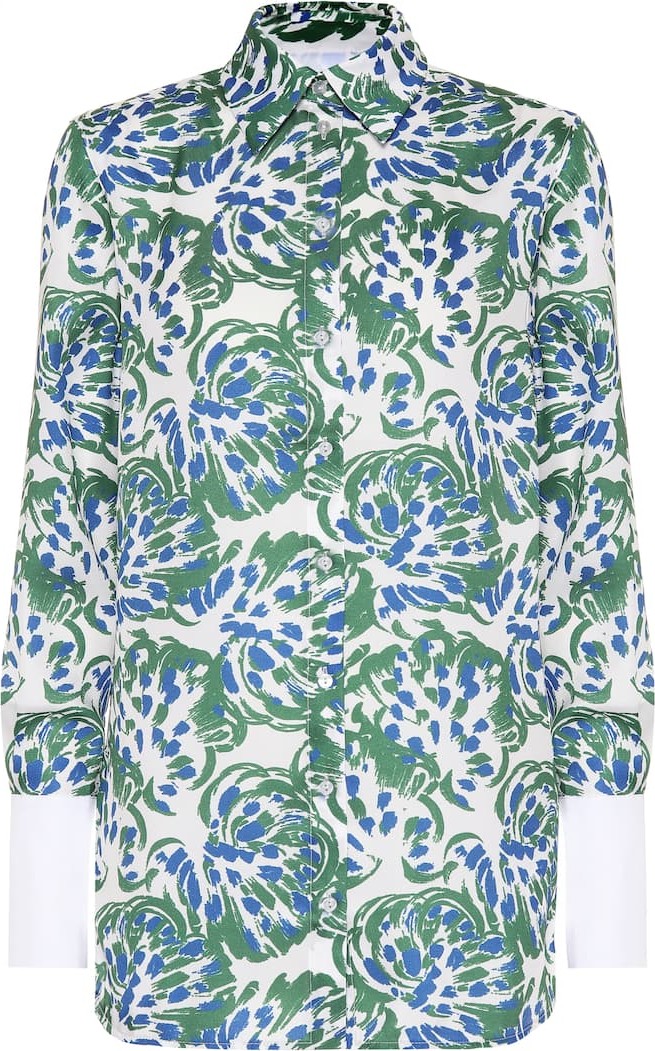 VICTORIA, VICTORIA BECKHAM Printed satin shirt VICTORIA, VICTORIA BECKHAM Printed satin shirt