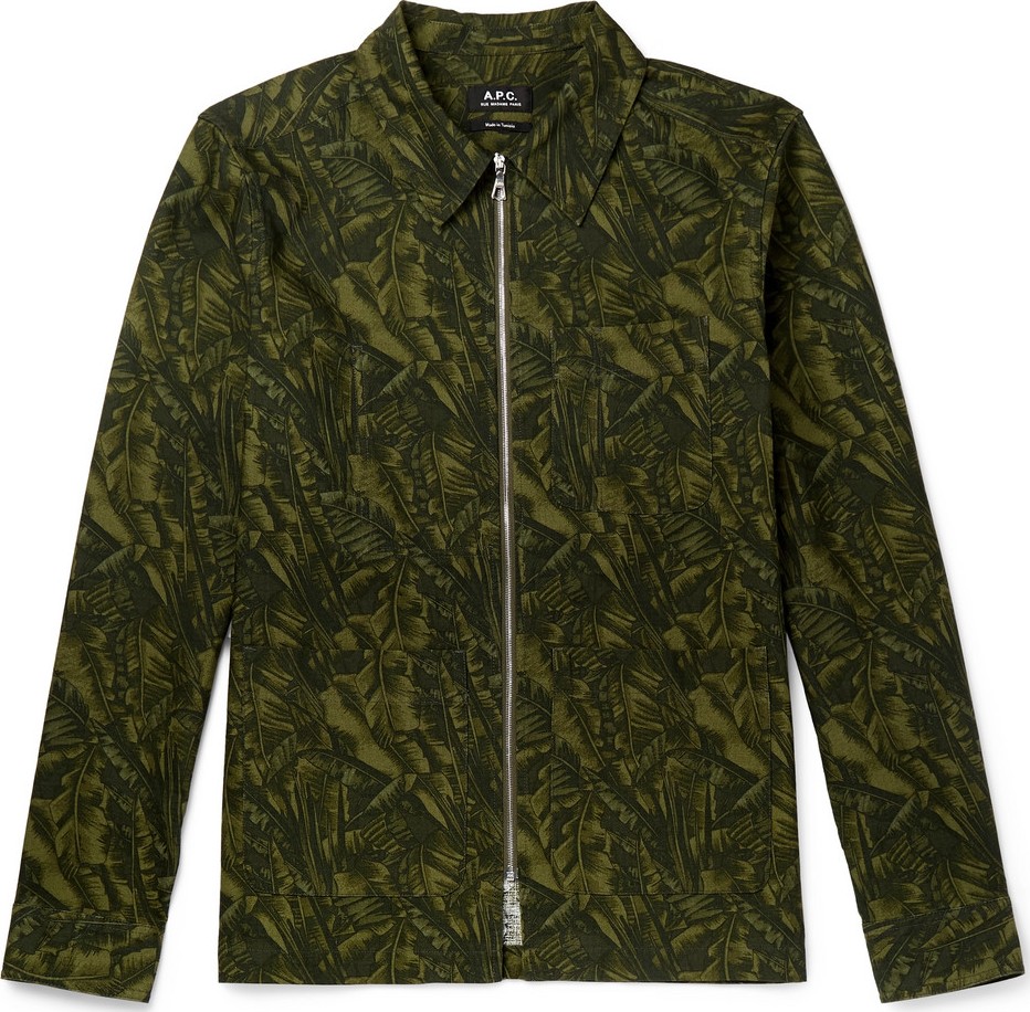 A.P.C. Harry Camouflage-Print Cotton-Ripstop Jacket