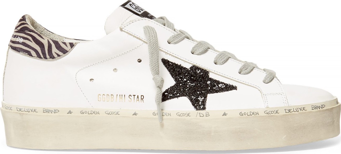Golden Goose Deluxe Brand Hi Star low-top leather trainers