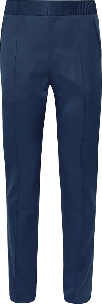 Berluti Blue Slim-Fit Wool-Twill Trousers