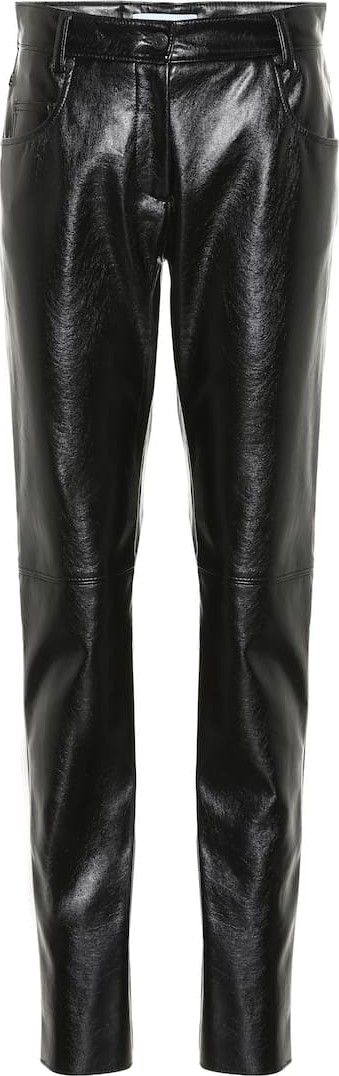 MSGM Faux leather skinny pants