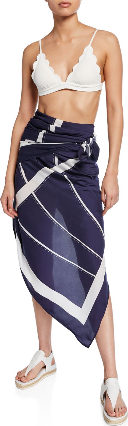 Lise Charmel Distinction Nautiqu Long Pareo Coverup