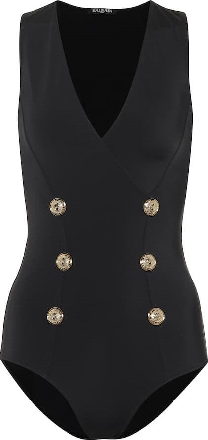 Balmain Buttoned swimsuit