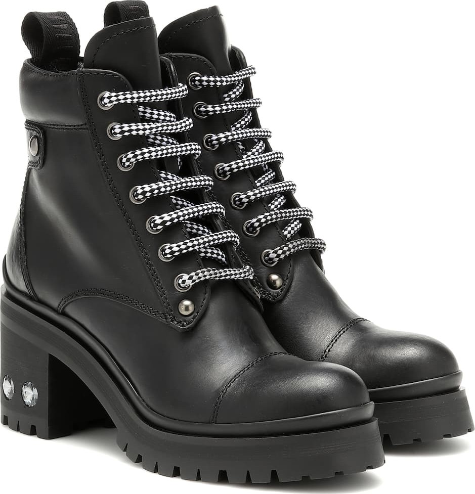 Miu Miu Leather ankle boots