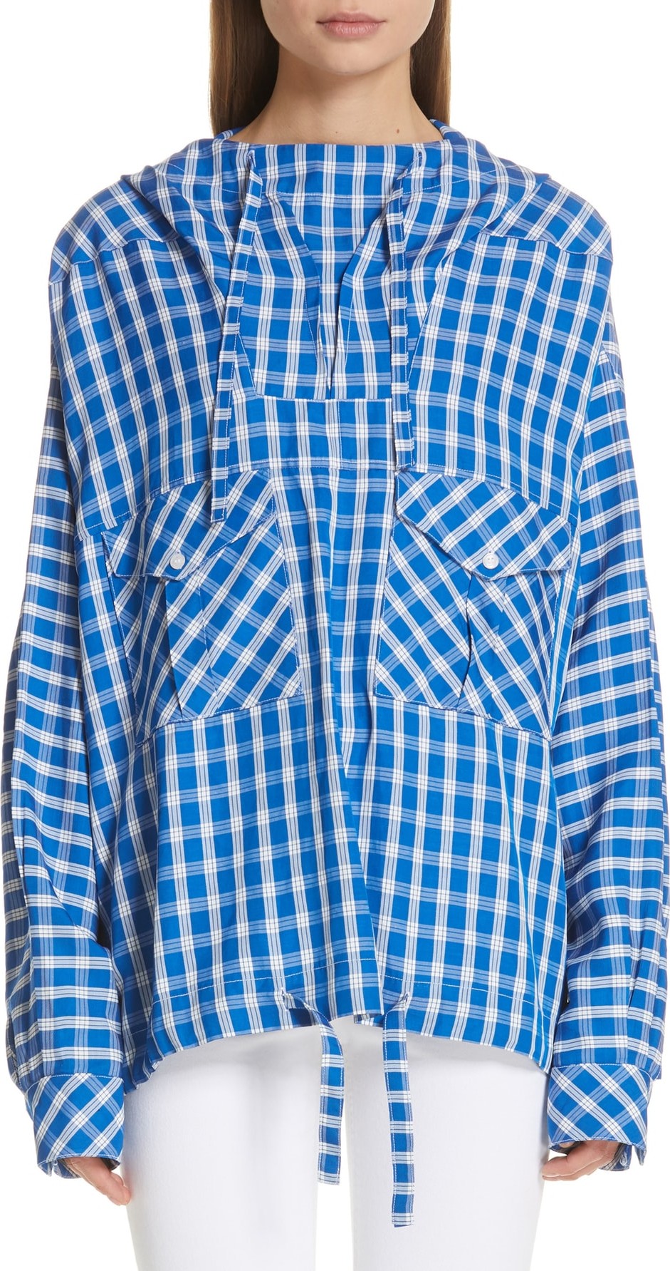 Martine Rose Check Hoodie