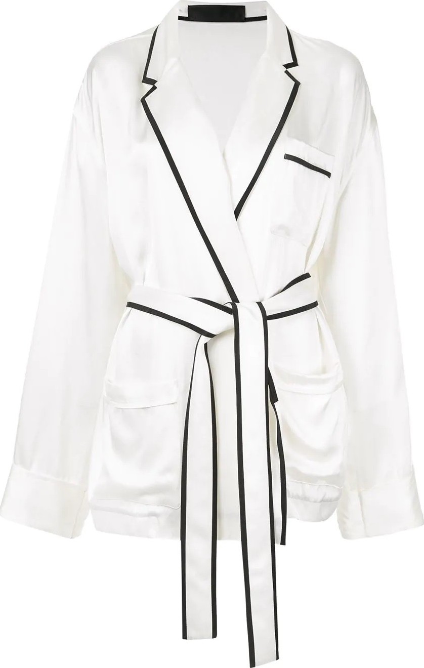 Haider Ackermann satin pyjama shirt