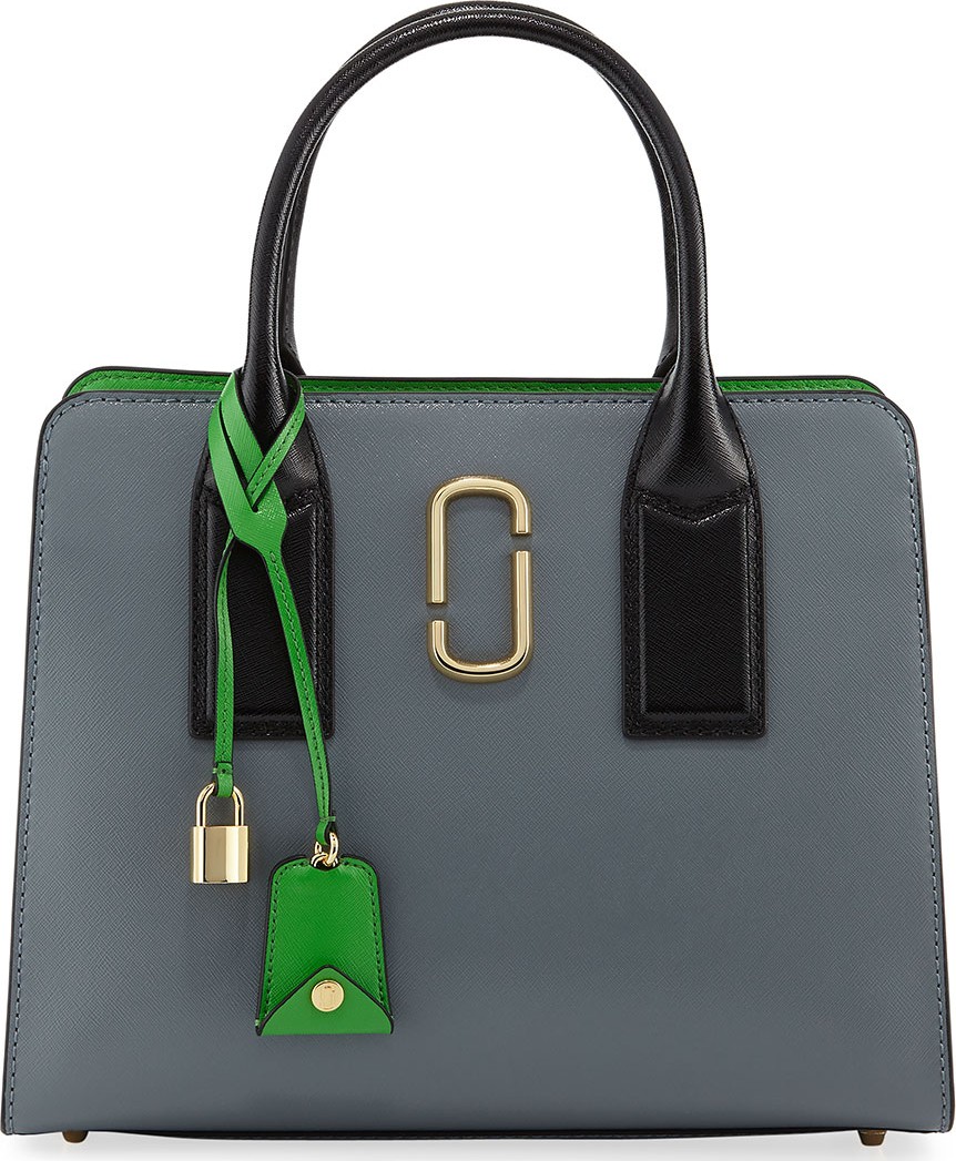 MARC JACOBS Big Shot Saffiano Leather Tote Bag