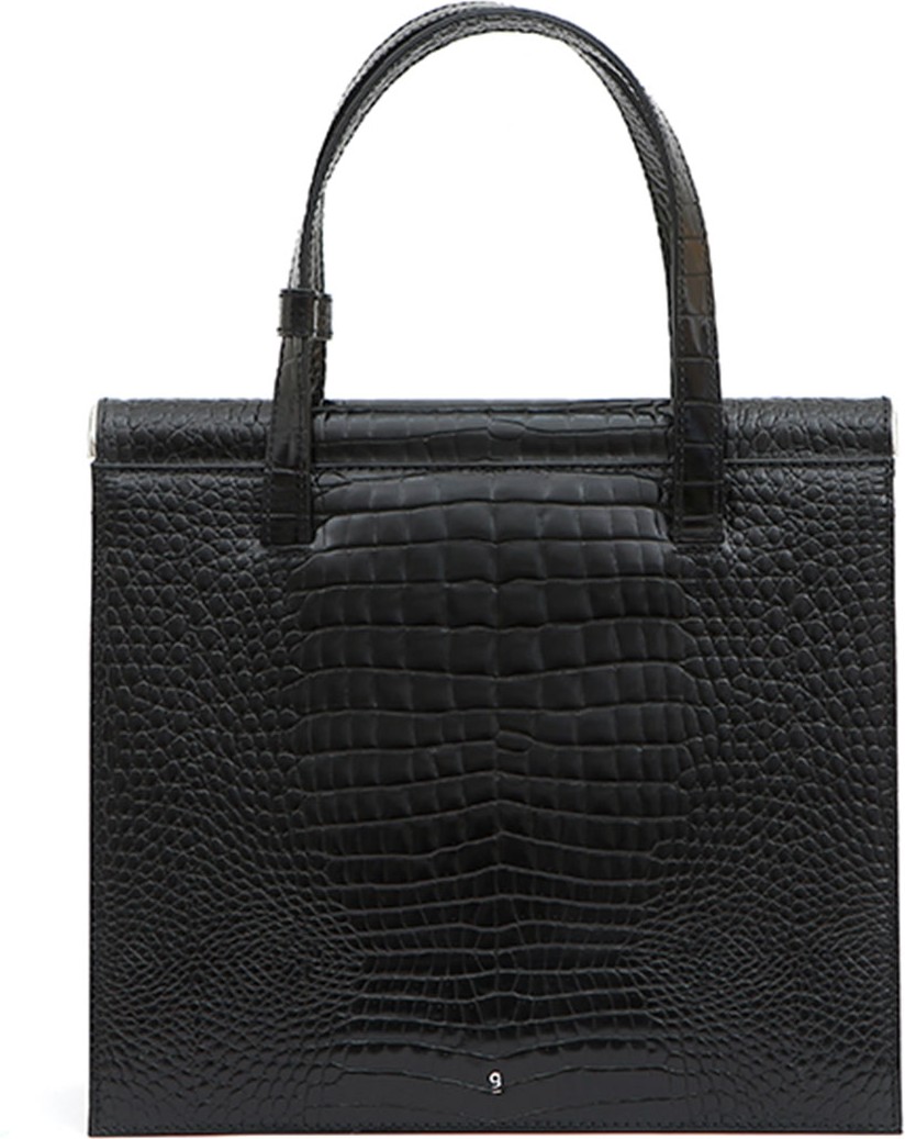 Gu_de Trip Stamped Crocodile Shoulder Bag