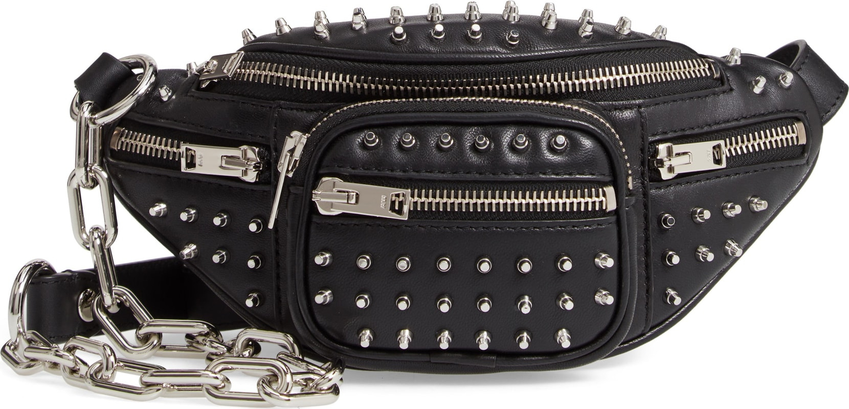 Alexander Wang Attica Studded Lambskin Leather Fanny Pack