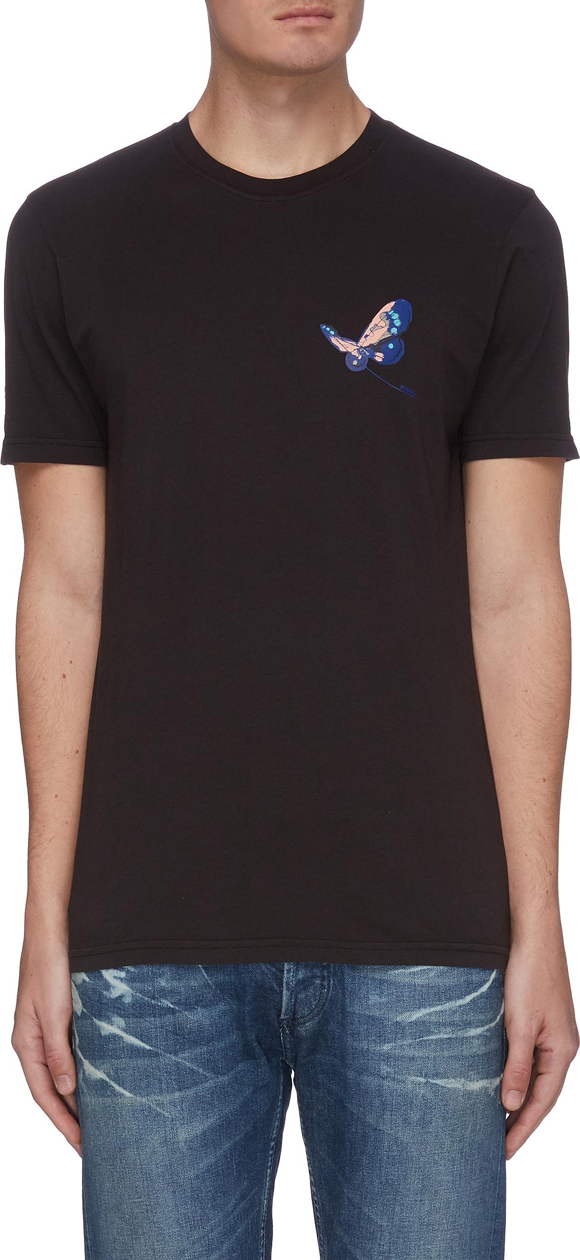 Denham 'Kite 1' butterfly print T-shirt