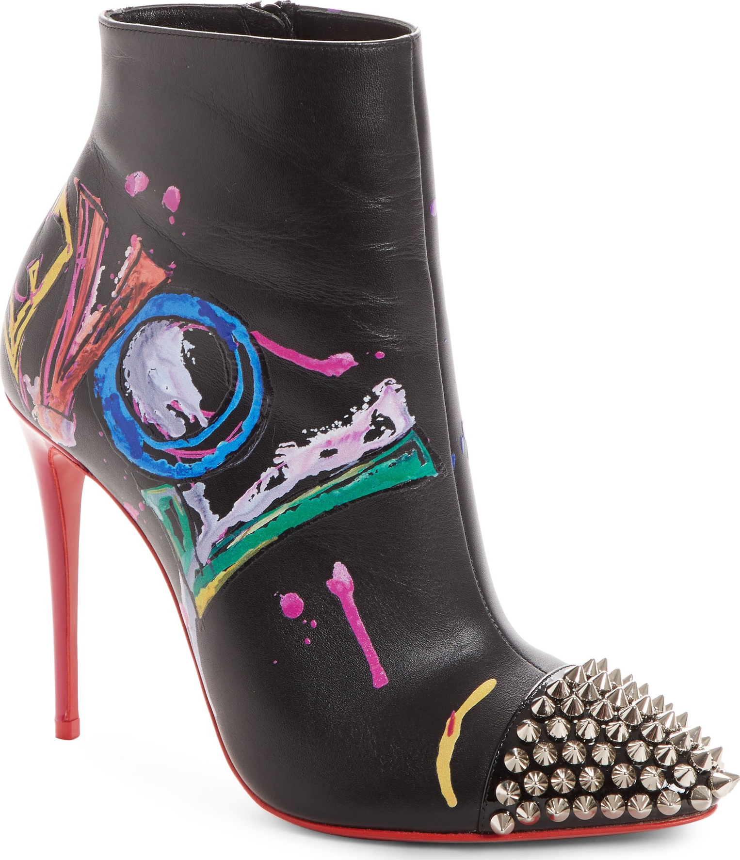 Christian Louboutin Love Is A Boot Spiked Bootie