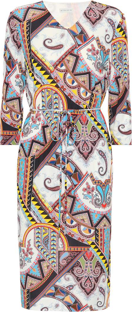 Etro Paisley-printed jersey dress