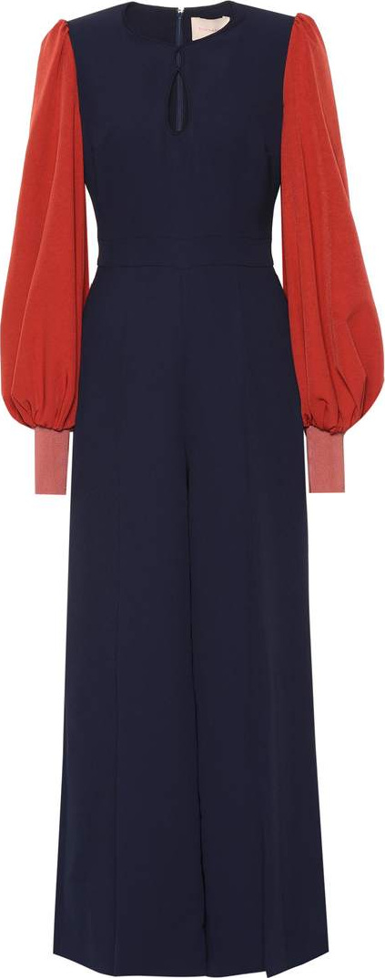 Roksanda Colorblocked cady jumpsuit