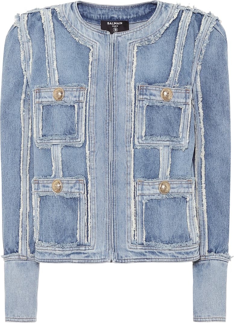 Balmain Frayed denim jacket