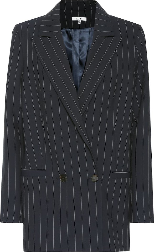 Ganni Pinstripe blazer
