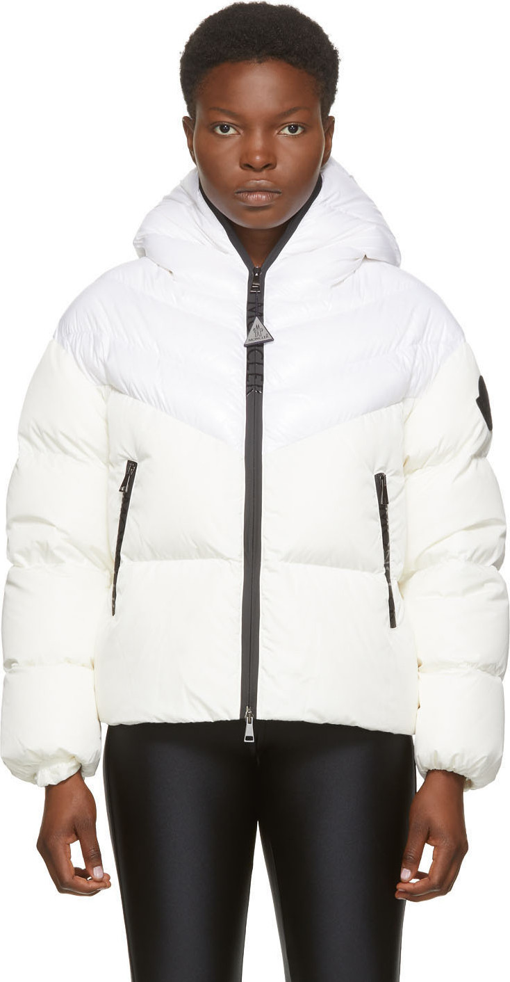Moncler - White Down Guenioc Coat