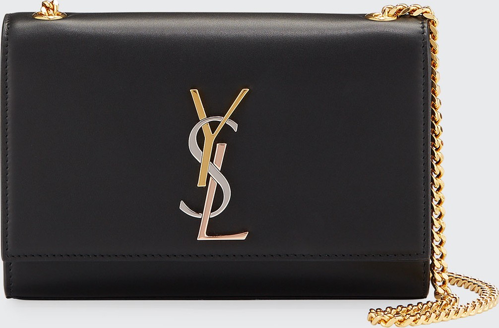 Saint Laurent Kate Small Tricolor YSL Crossbody Bag