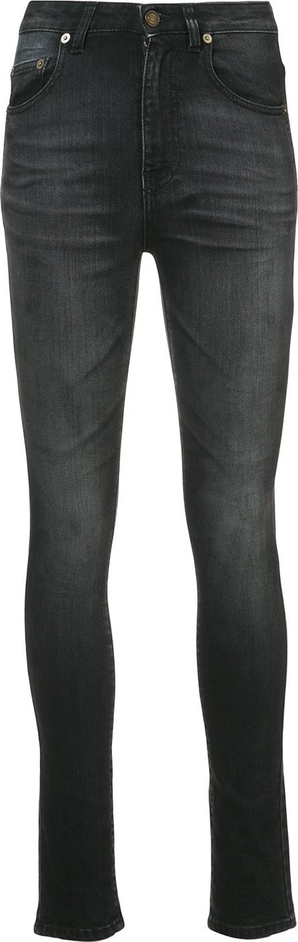 Saint Laurent high waisted skinny jeans