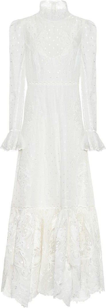 Zimmermann Super Eight linen and silk maxi dress