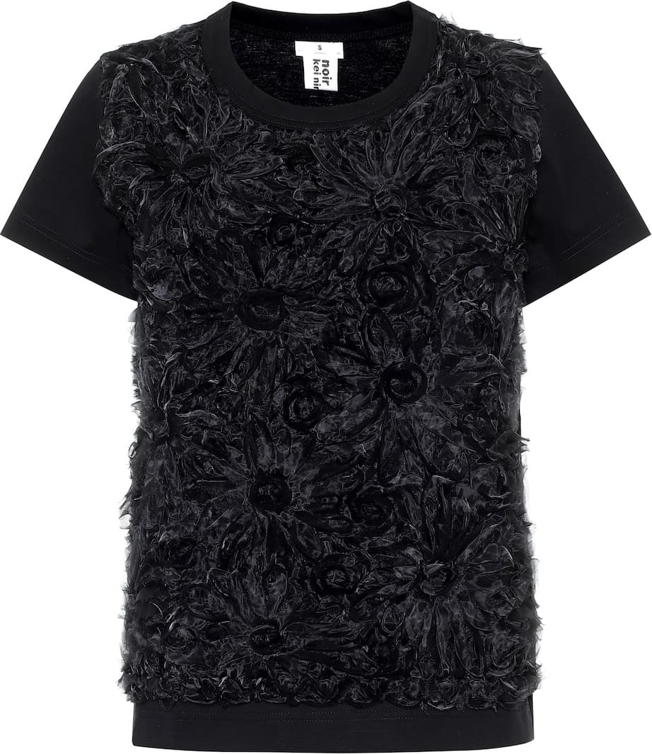 Noir Kei Ninomiya Embroidered cotton top
