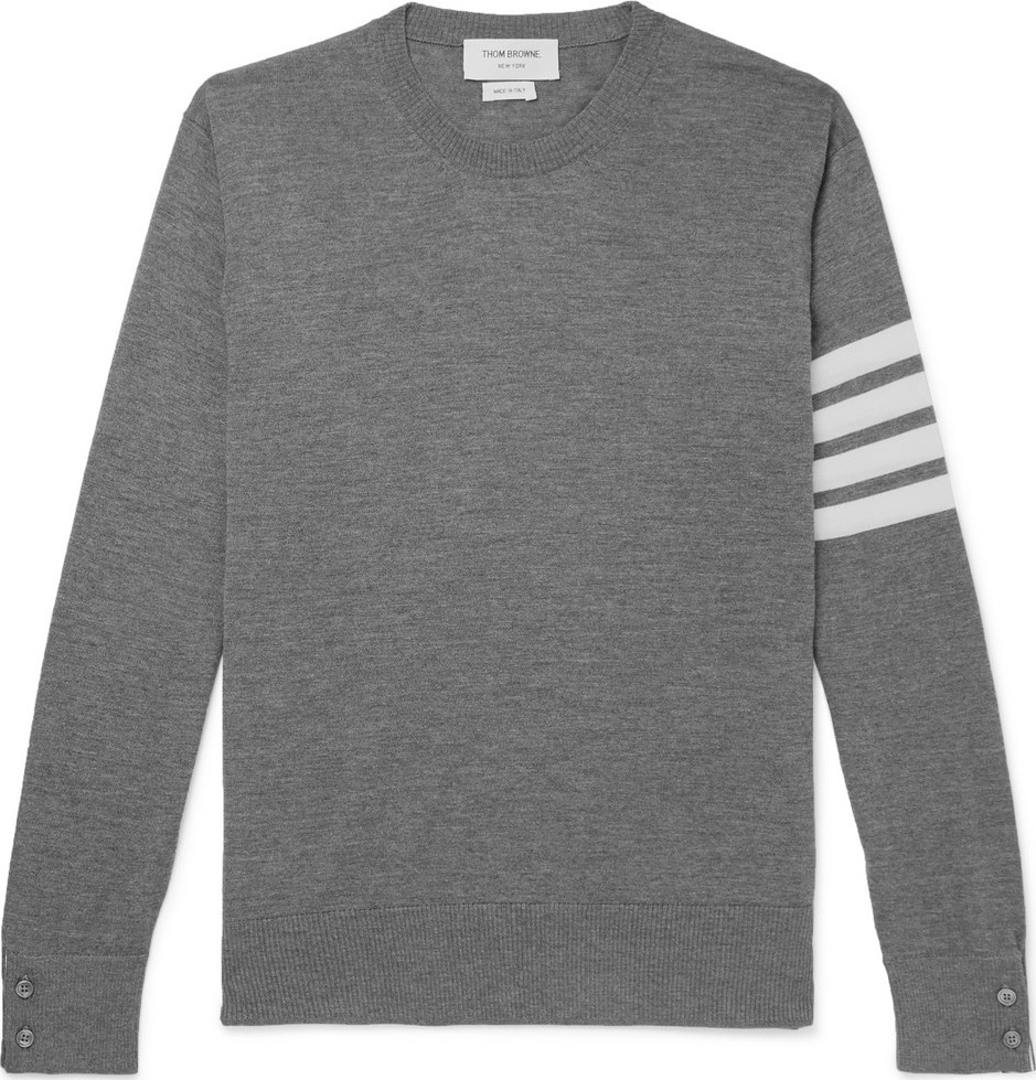 Thom Browne Striped Merino Wool Sweater