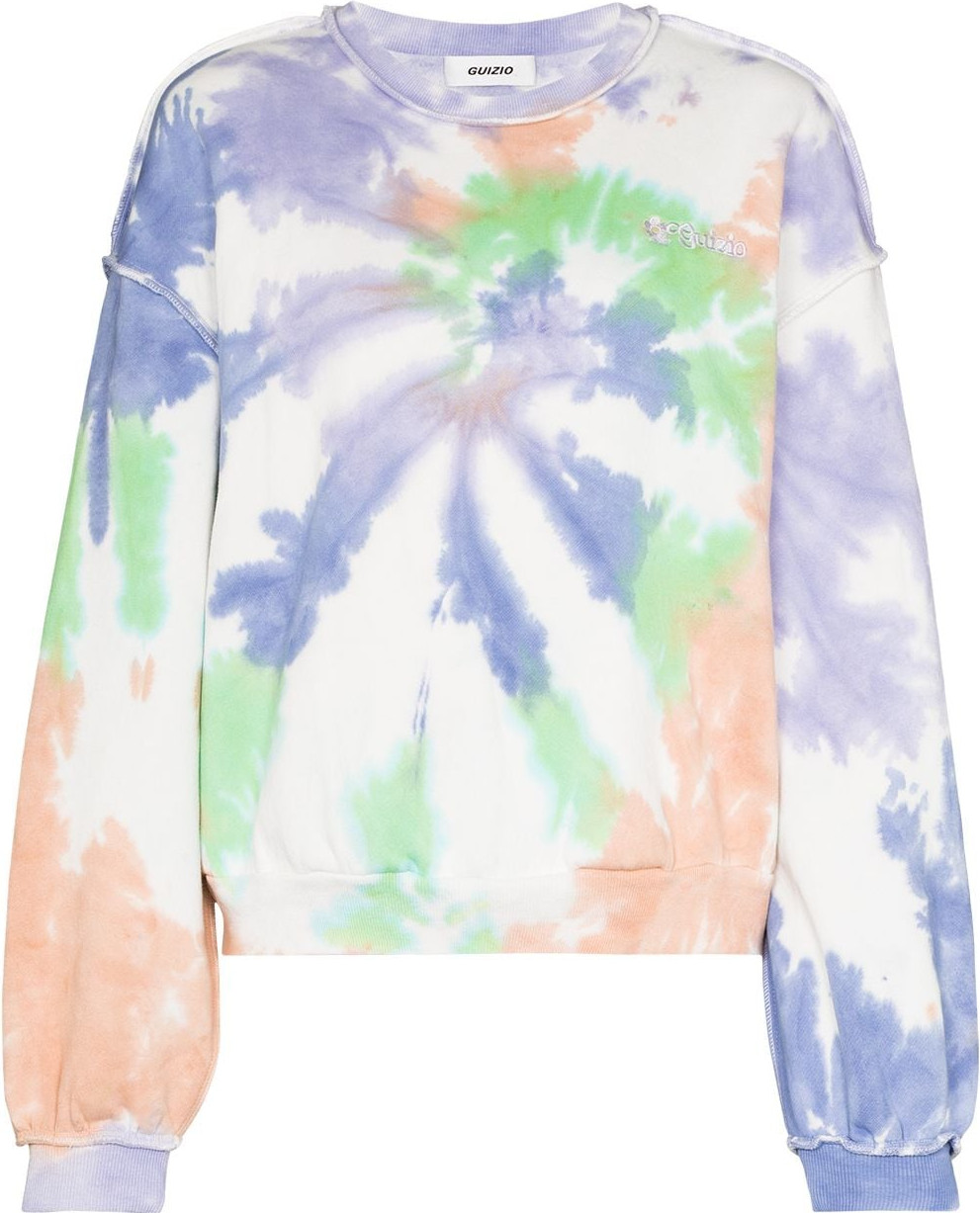 Danielle Guizio - Tie-dye print sweatshirt