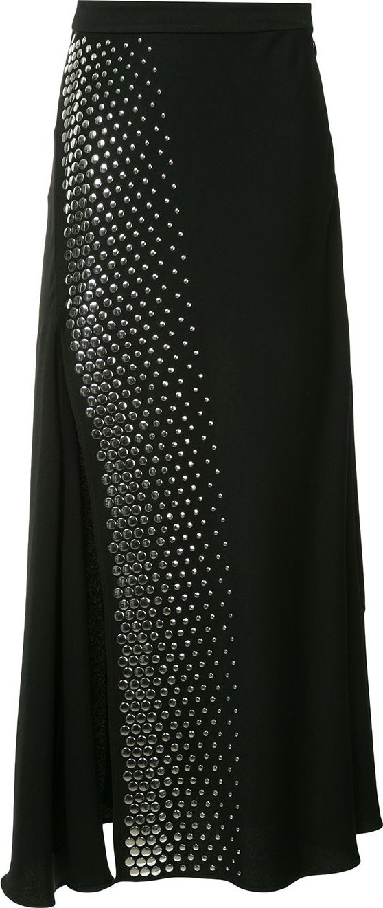 Ellery studded pleated midi skirt