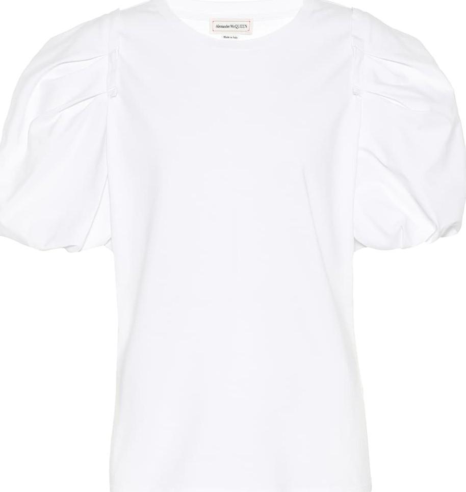 Alexander McQueen Stretch-cotton blouse
